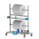 Packing frame roll film rack bubble film cutting packaging frame