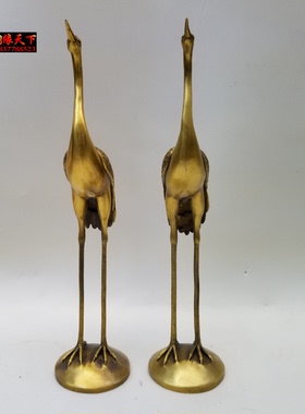 丹顶鹤吉祥物桌面风水结婚礼品