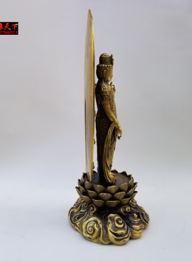 铜阿弥陀佛观音大士铜像