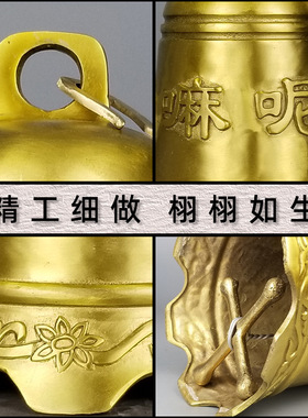 黄铜屋角房檐挂件铜钟