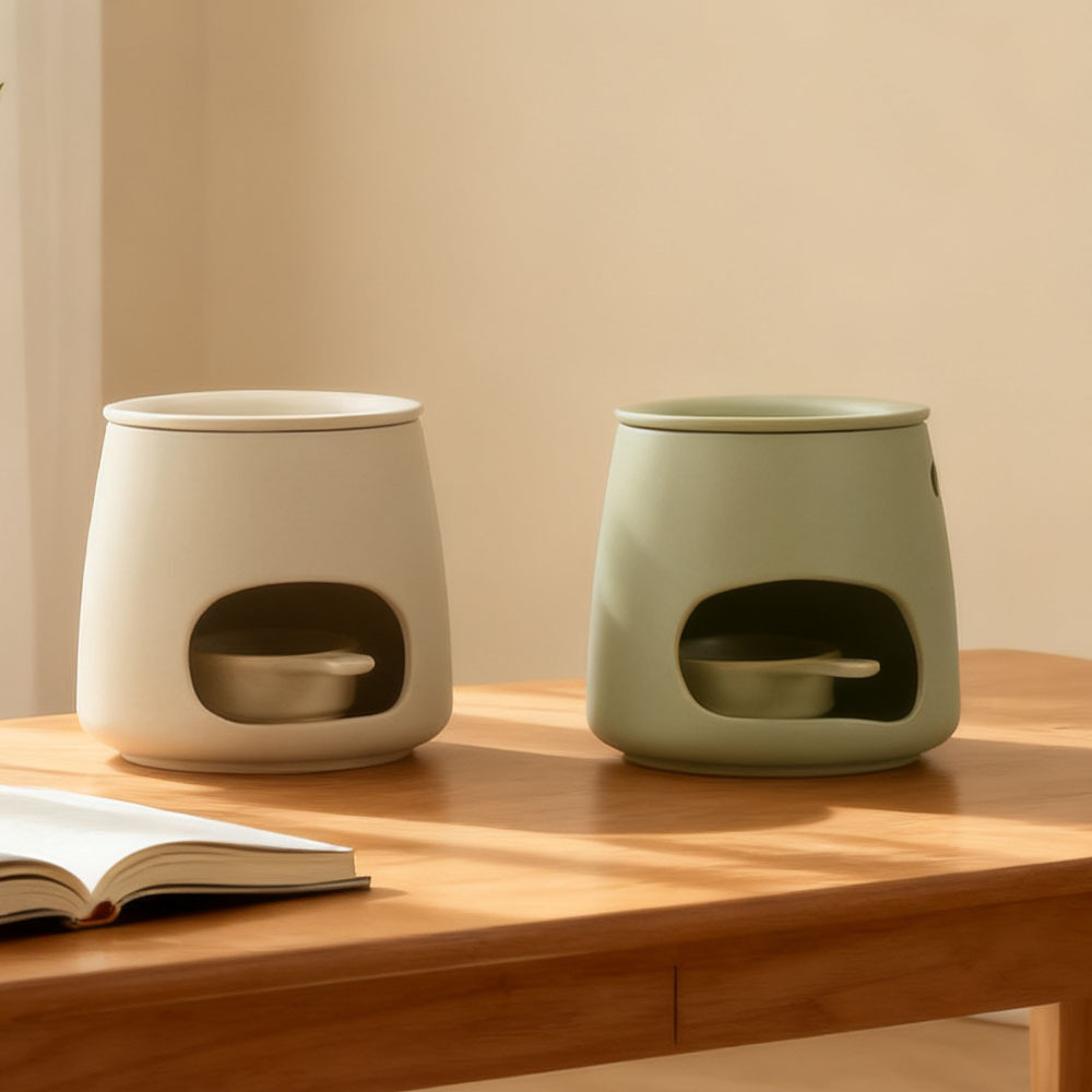 中古风陶瓷香薰炉极简精油热炉高级感复古香氛扩香盆ins蜡烛杯小,淘宝优惠券,粉丝福利购,淘宝优惠卷