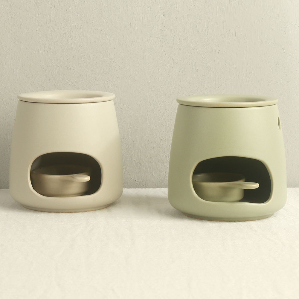 中古风陶瓷香薰炉极简精油热炉高级感复古香氛扩香盆ins蜡烛杯小,淘宝优惠券,粉丝福利购,淘宝优惠卷