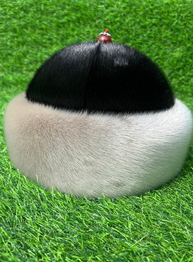 海豹皮帽子王爷帽贝勒爷帽