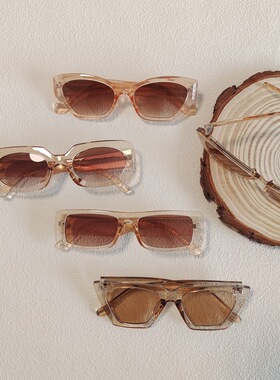 香槟色系墨镜防紫外线太阳眼镜女