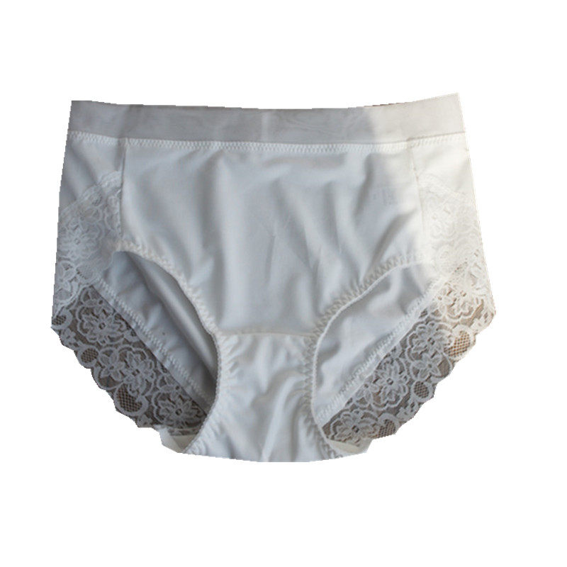 白色内裤女纯棉抗菌内档夏季薄款性感蕾丝中腰三角无痕短裤大码,淘宝优惠券,粉丝福利购,淘宝优惠卷