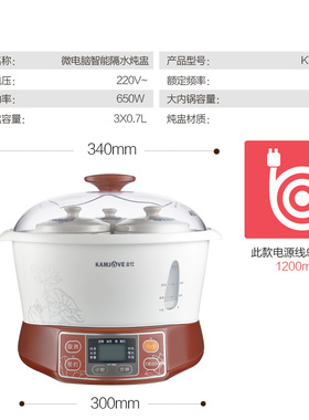金灶电炖锅陶瓷多功能煲汤锅