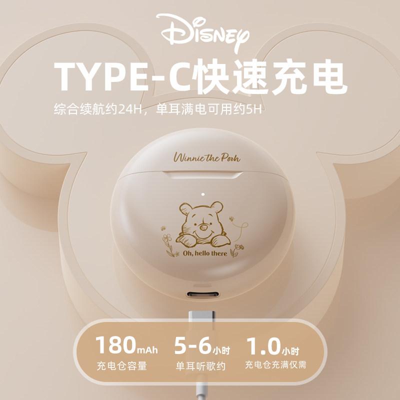 迪士尼官方正品联名款无线运动耳机 星科数码专营蓝牙耳机