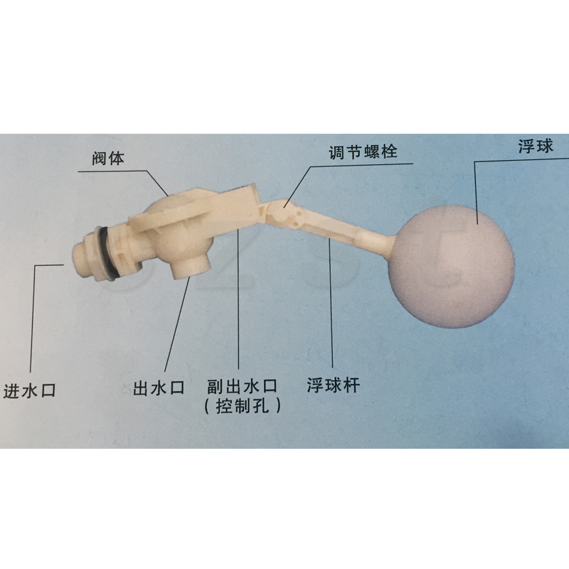 DN20AW塑料浮球阀6分水箱浮球阀六分冷风机专用浮球阀