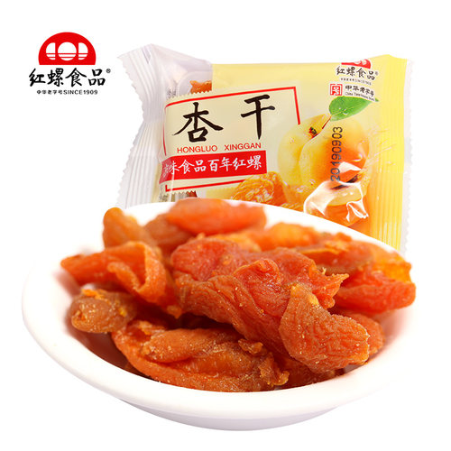 杏条红杏干杏脯肉蜜饯北京特产果脯红螺食品年货休闲美食小吃果干 - 图1