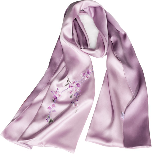 Scarf silk scarf women's silk handmade Suzhou embroidery cheongsam shawl