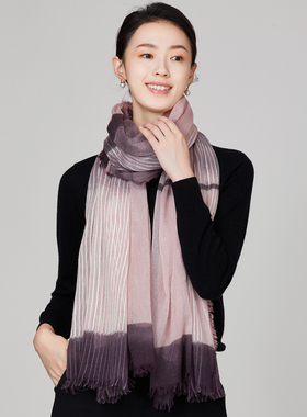 春秋冬羊毛中国风女披肩保暖
