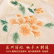 Winter beige handmade noble and elegant shawl with cheongsam
