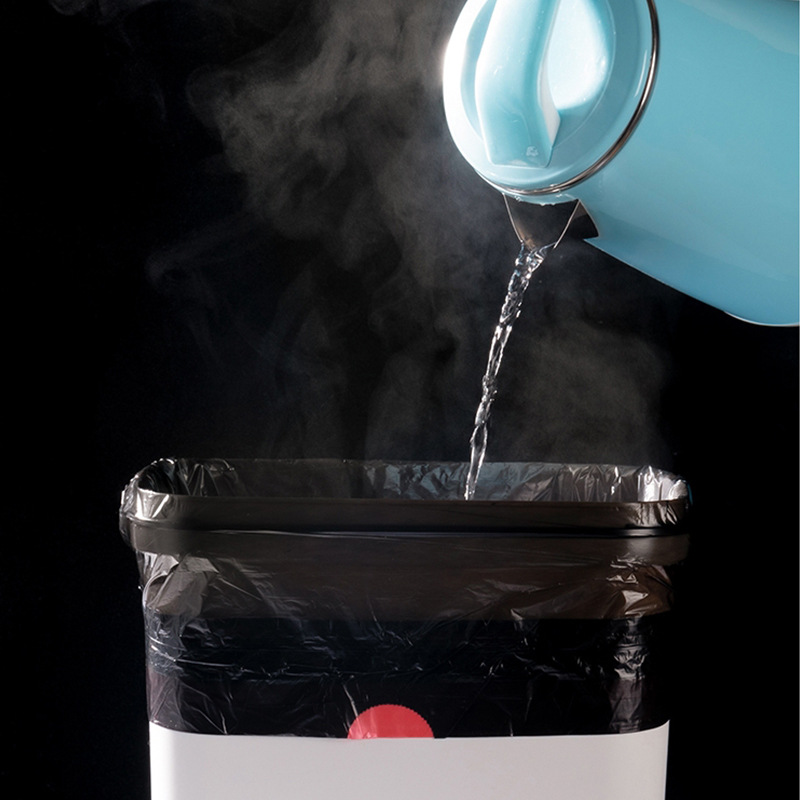 大卷抽绳免撕垃圾袋家用手提式加厚实惠装厨房大号宿舍黑色塑料袋 - 图2