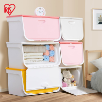 Love Rieth Front Open Containing Box Childrens Toy Containing Cabinet Flip Finishing Box Alice Zero Food Basket Storage Box