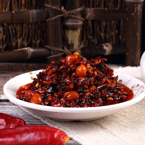 Jie Kitchen Flavor масло чили 2 кг смешанные овощи красное масло масла чили острые острые семена смешайте Liangpi холодную лапшу Guizhou Specialty
