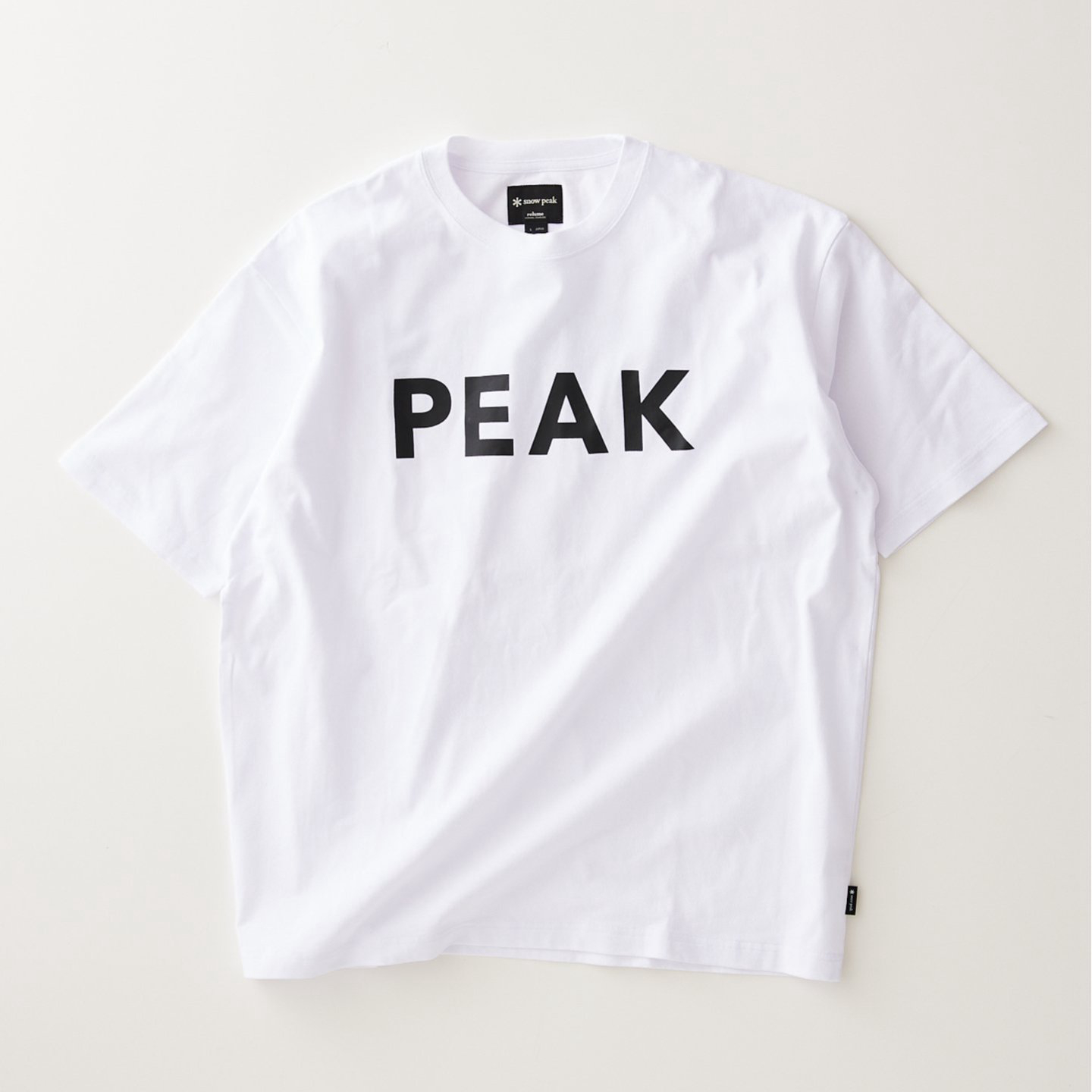 【NextVogue】snow peak雪峰 X JS 联名特别定制LOGO印花T恤 24SS - 图2