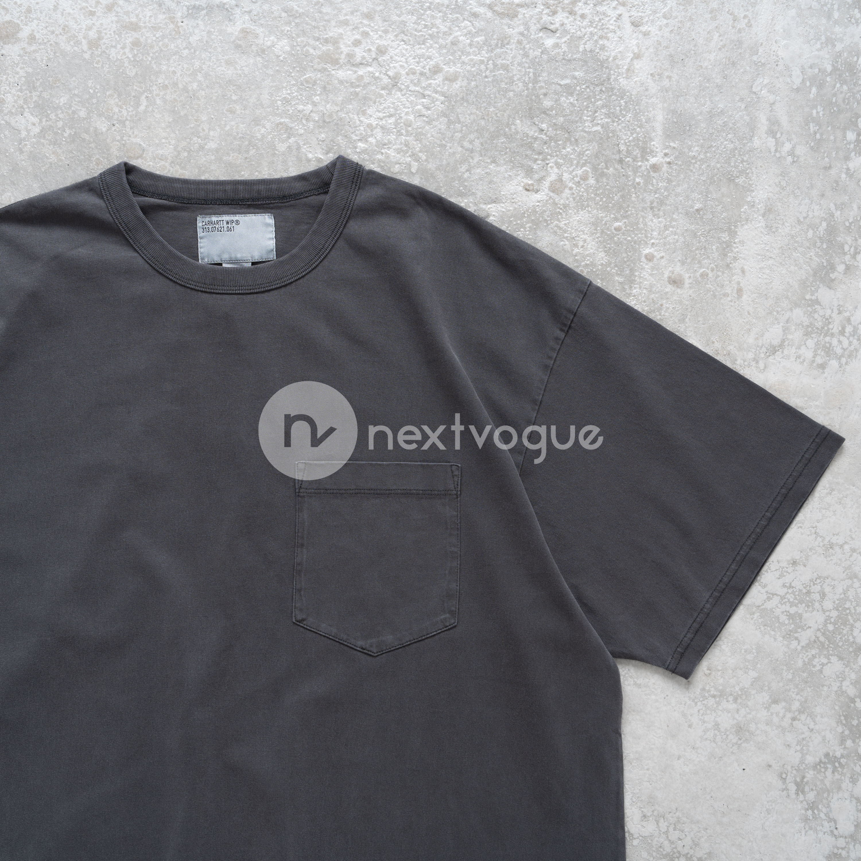 【NextVogue】Carhartt wip Westley T-shirt水洗蜡染短袖241021 - 图0