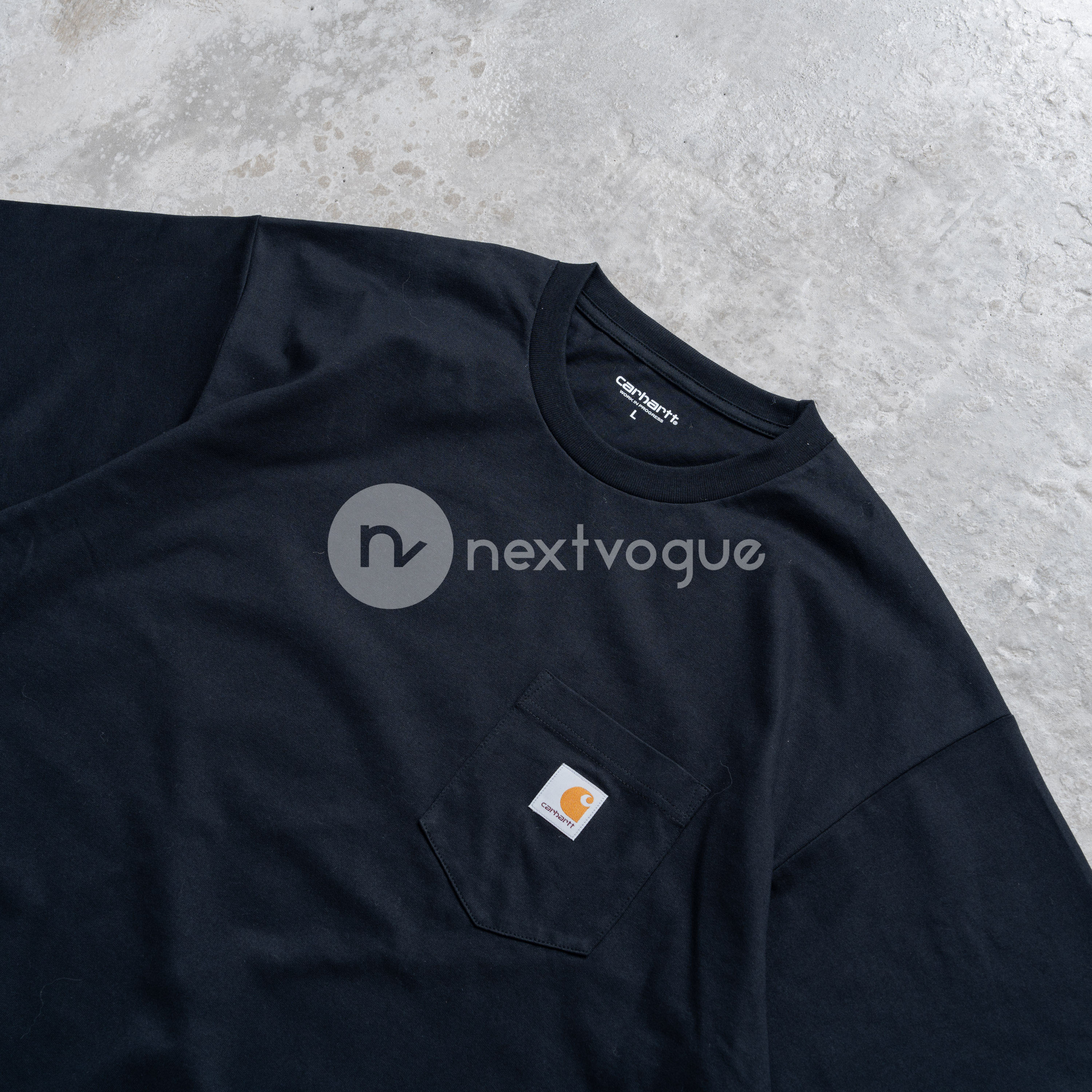 【NextVogue】carhartt wip pocket loose 厚款宽松口袋短袖现货 - 图3