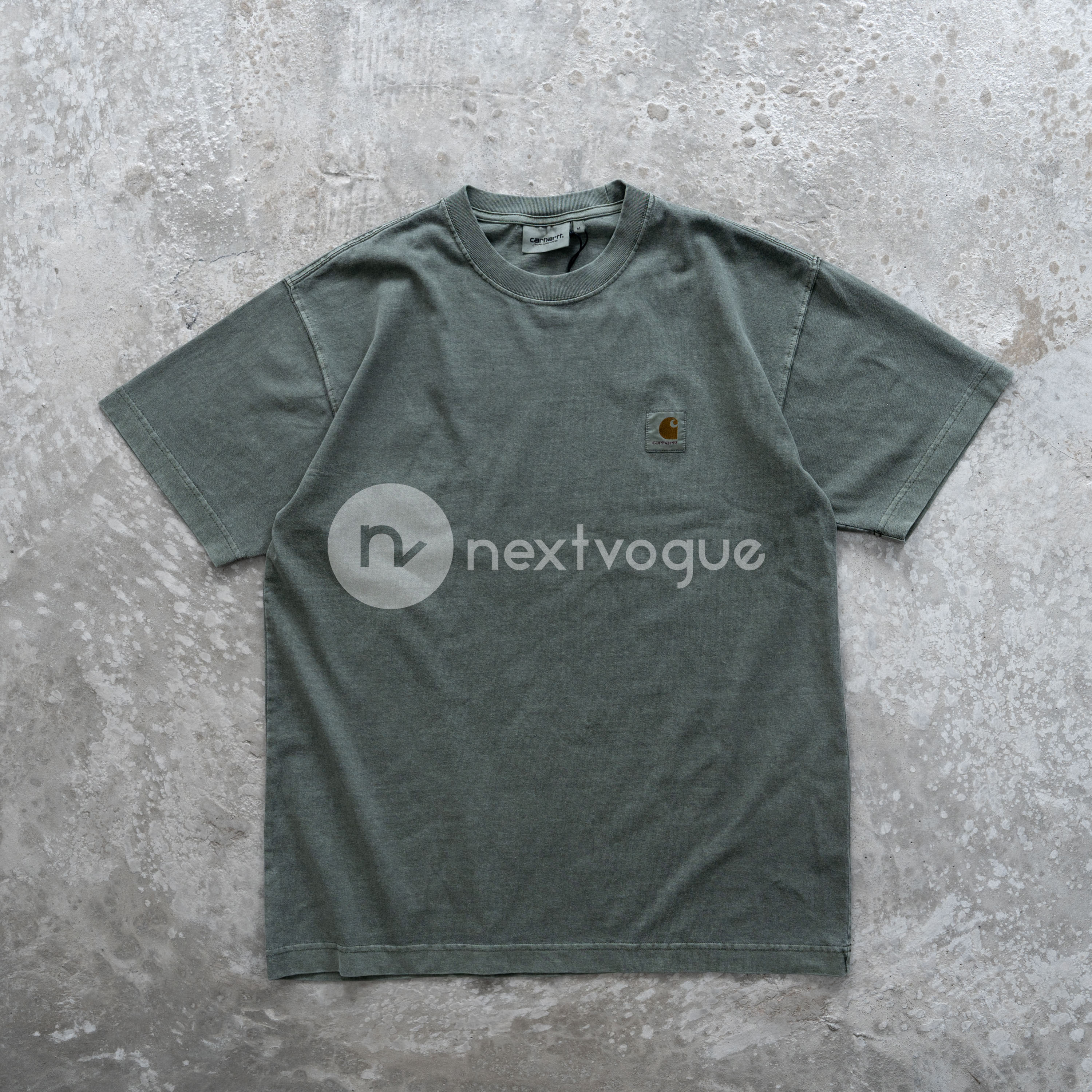 【NextVogue】carhartt wip vista t 蜡染水洗宽松短袖T恤030780 - 图1