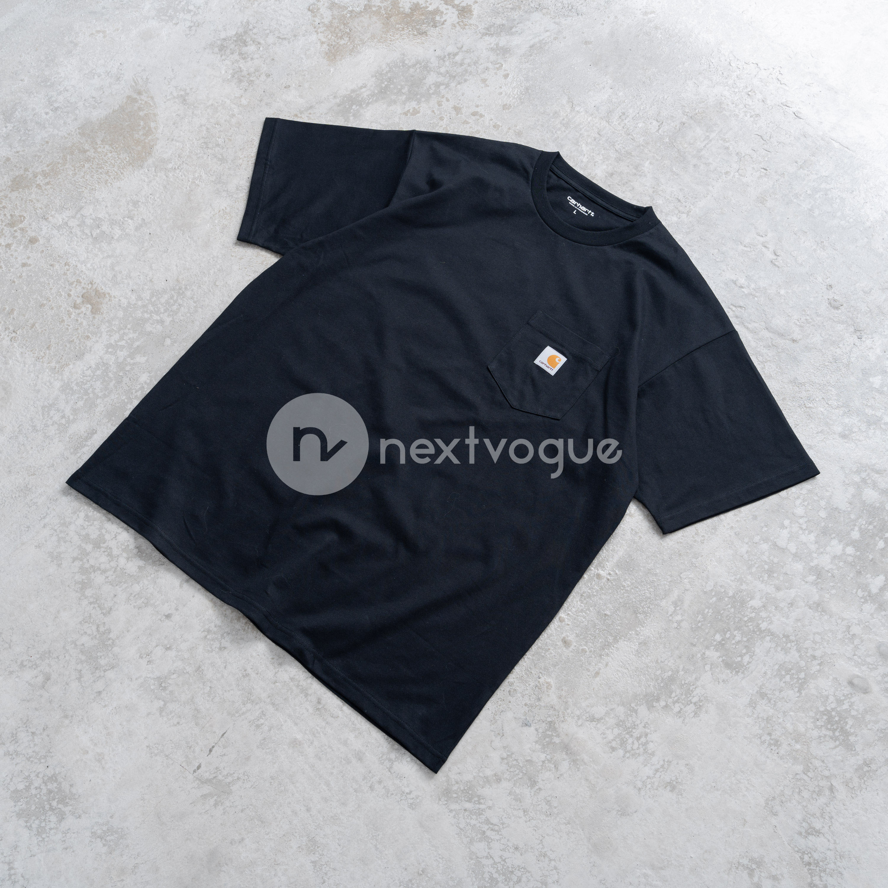 【NextVogue】carhartt wip pocket loose 厚款宽松口袋短袖现货 - 图2