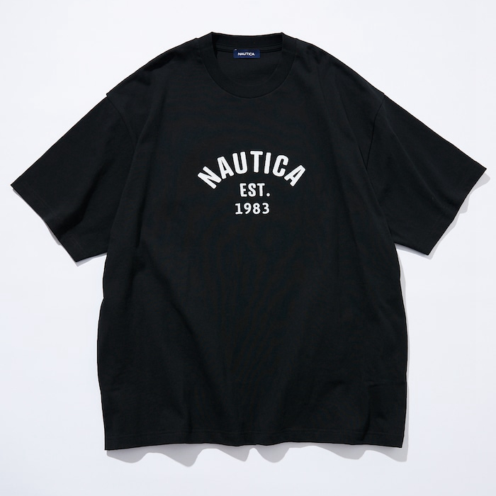 【NextVogue】NAUTICA JAPAN长谷川监制 字母刺绣重磅短袖T恤24SS - 图2