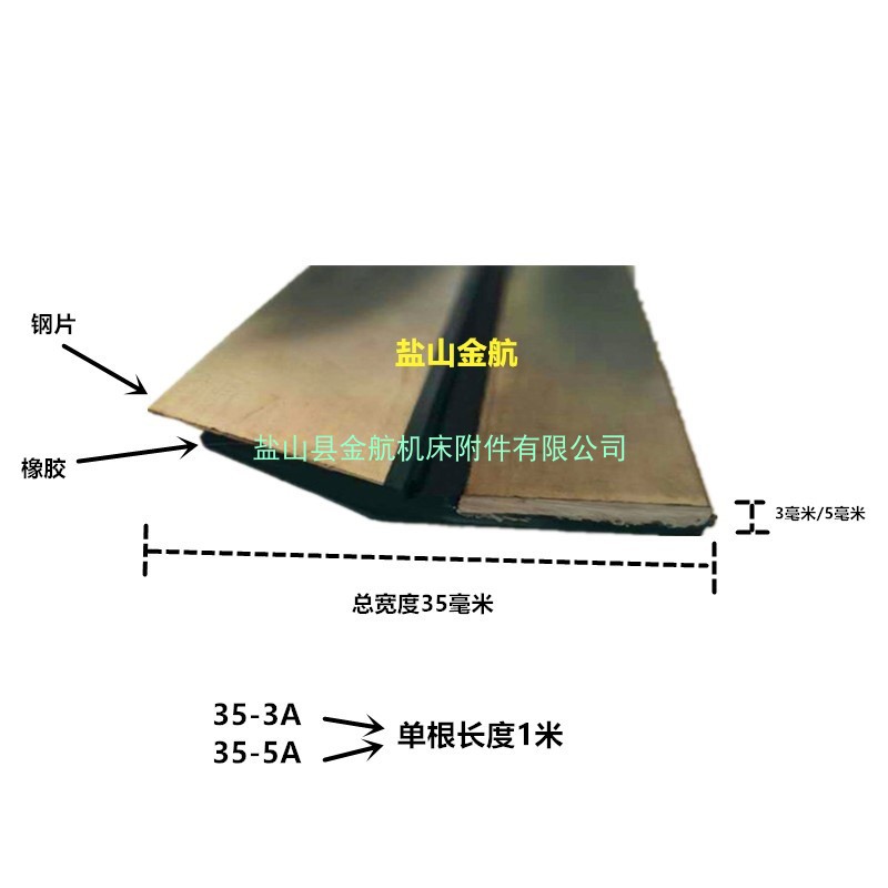 橡胶刮板导轨刮屑板机床外防护V形刮舌斜车刮片不锈钢挡板挡水条