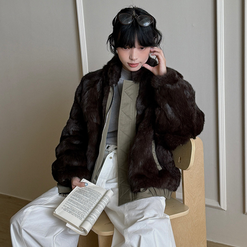 【所有女生的衣橱直播间】VIVIDINI 两面穿兔毛皮草派克服外套,淘宝优惠券,粉丝福利购,淘宝优惠卷
