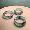 Jewelry laokeng ice species artistic conception floating flowers live broadcast jade finger ring