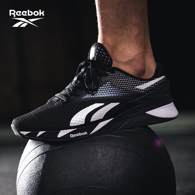 Reebok锐步官方男女NANO X3室内力量训练健身透气体能综合训练鞋-图0