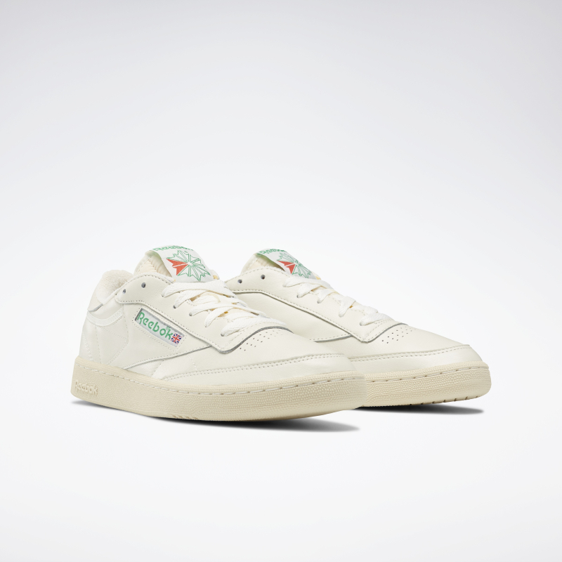 Reebok锐步官方男女CLUB C 85 VINTAGE复古运动小白鞋板鞋DV6434