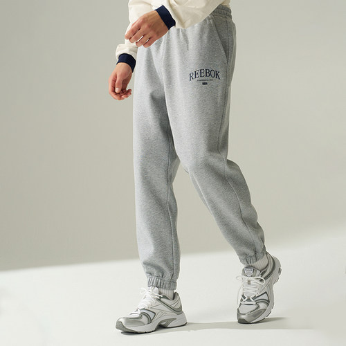 Reebok锐步官方24年新款男女同款休闲舒适潮流运动针织长裤 - 图2