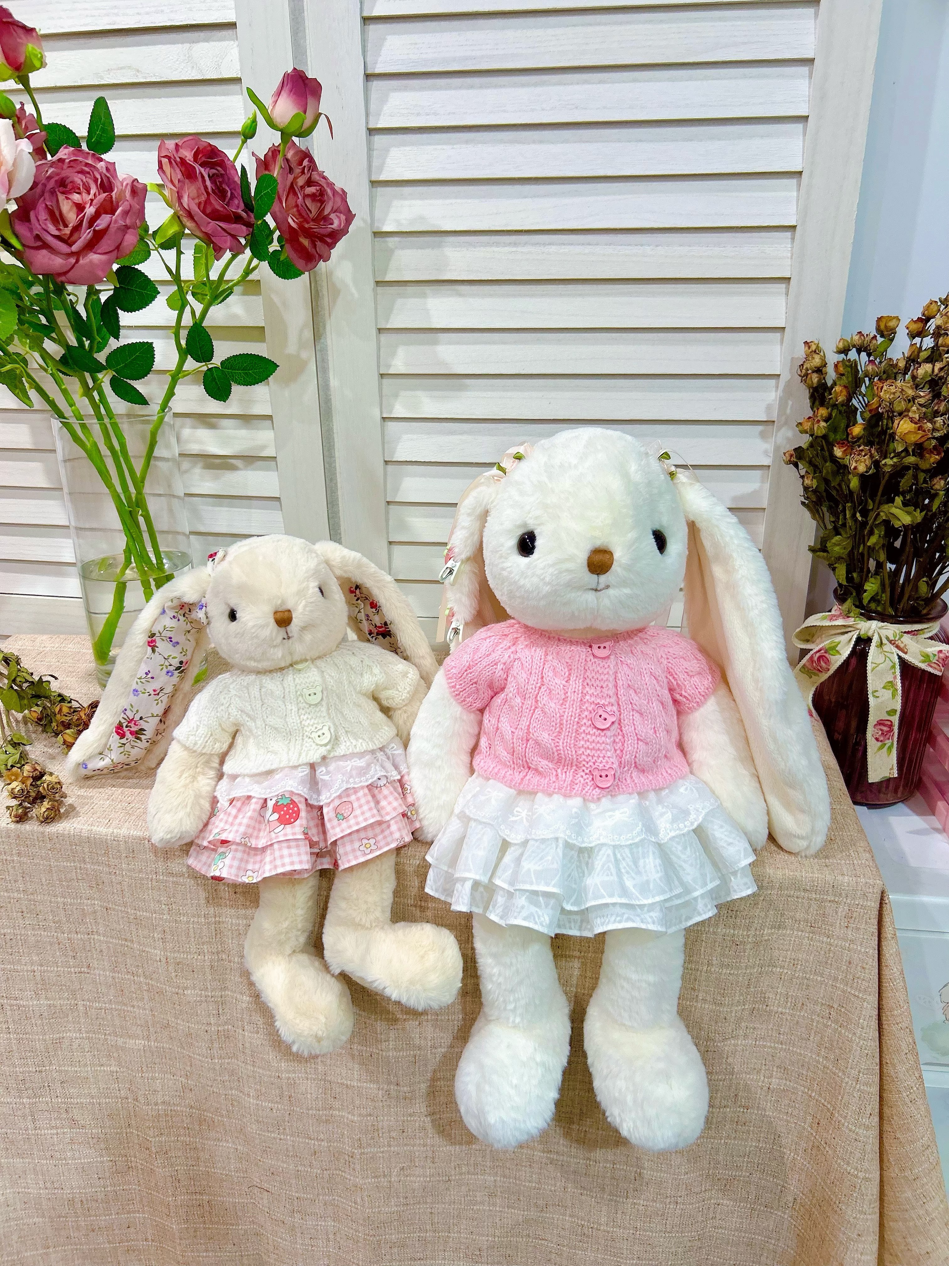 彩菲手作邦尼兔31cm36cm衣服伽百利兔30cm40㎝裙子玩偶毛衣套装,淘宝优惠券,粉丝福利购,淘宝优惠卷