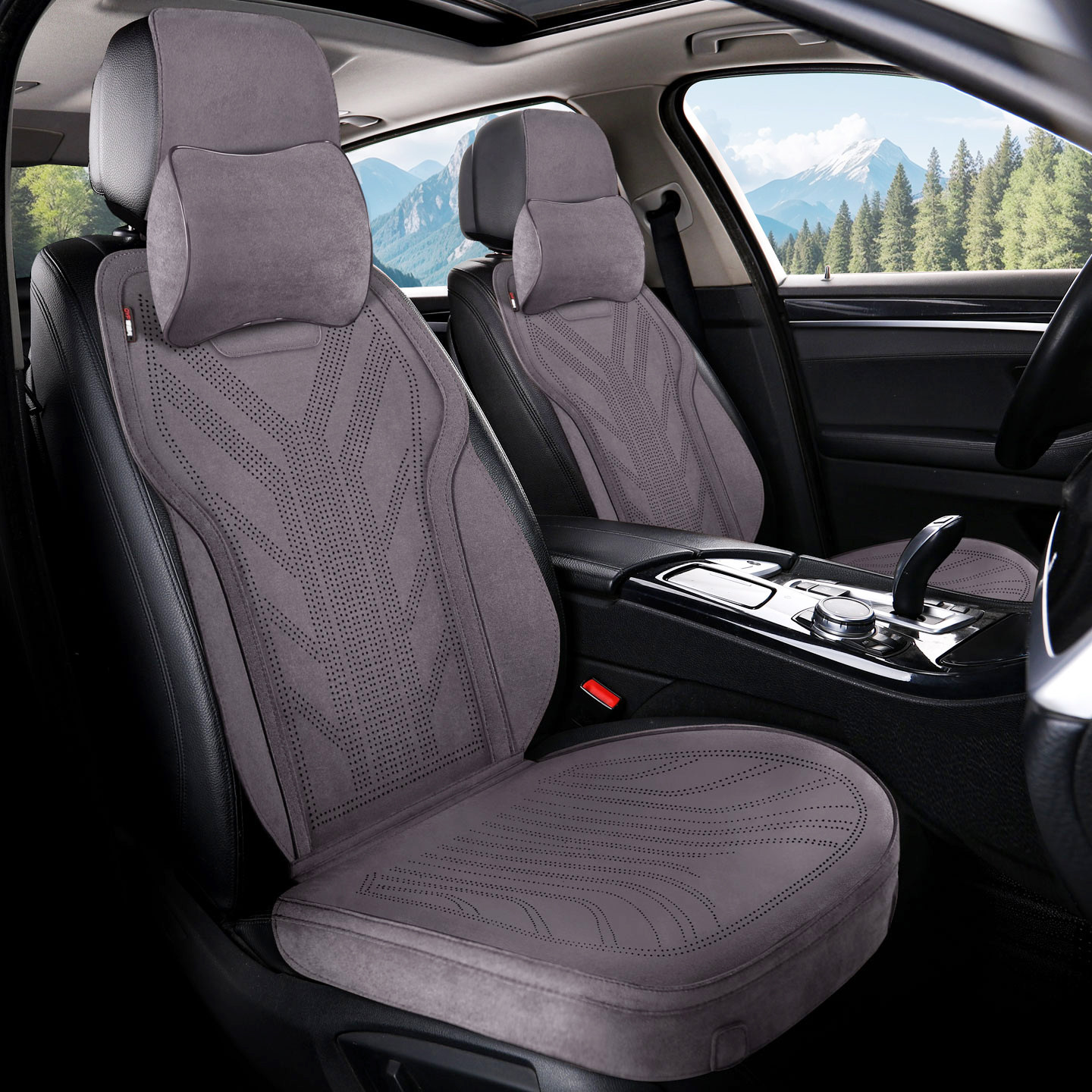 适用于吉利银河汽车坐垫星越星愿熊猫博越帝豪汽车坐垫四季马鞍垫