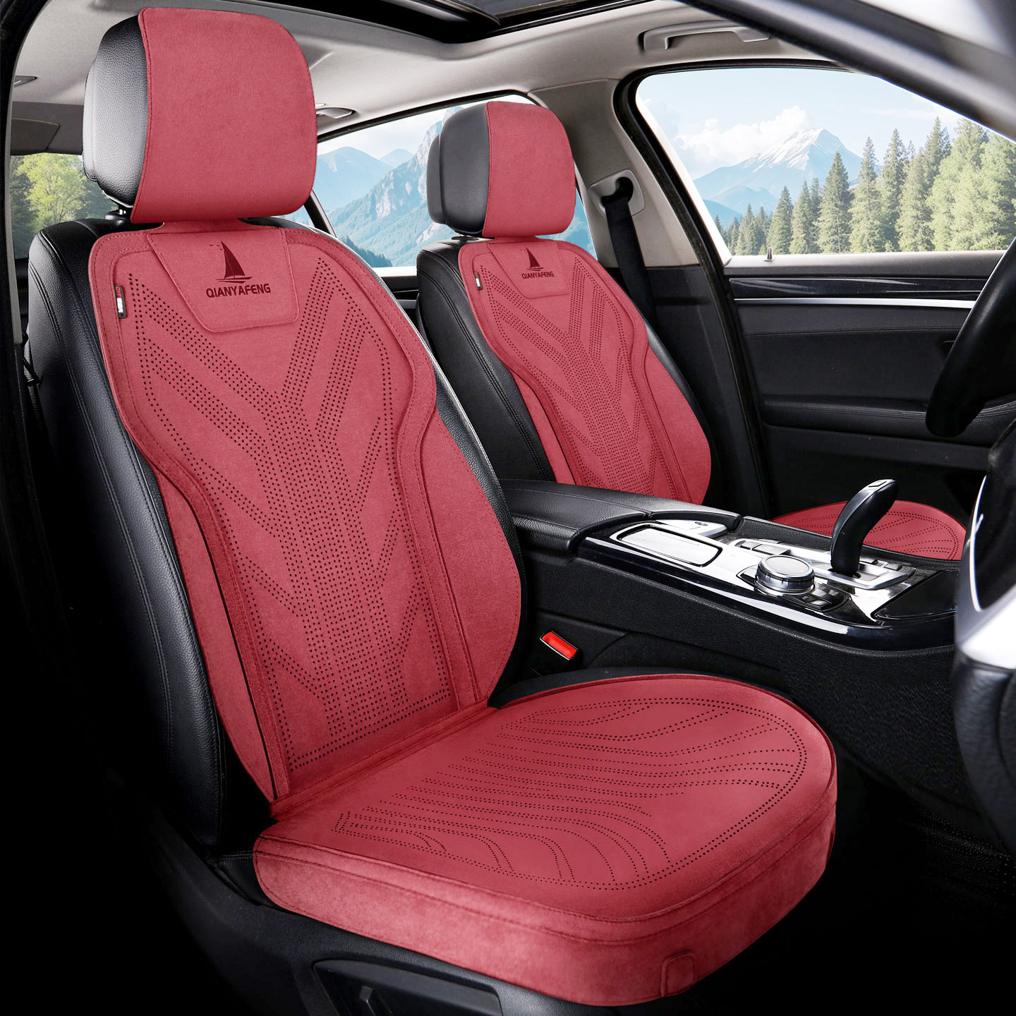 适用于吉利银河汽车坐垫星越星愿熊猫博越帝豪汽车坐垫四季马鞍垫
