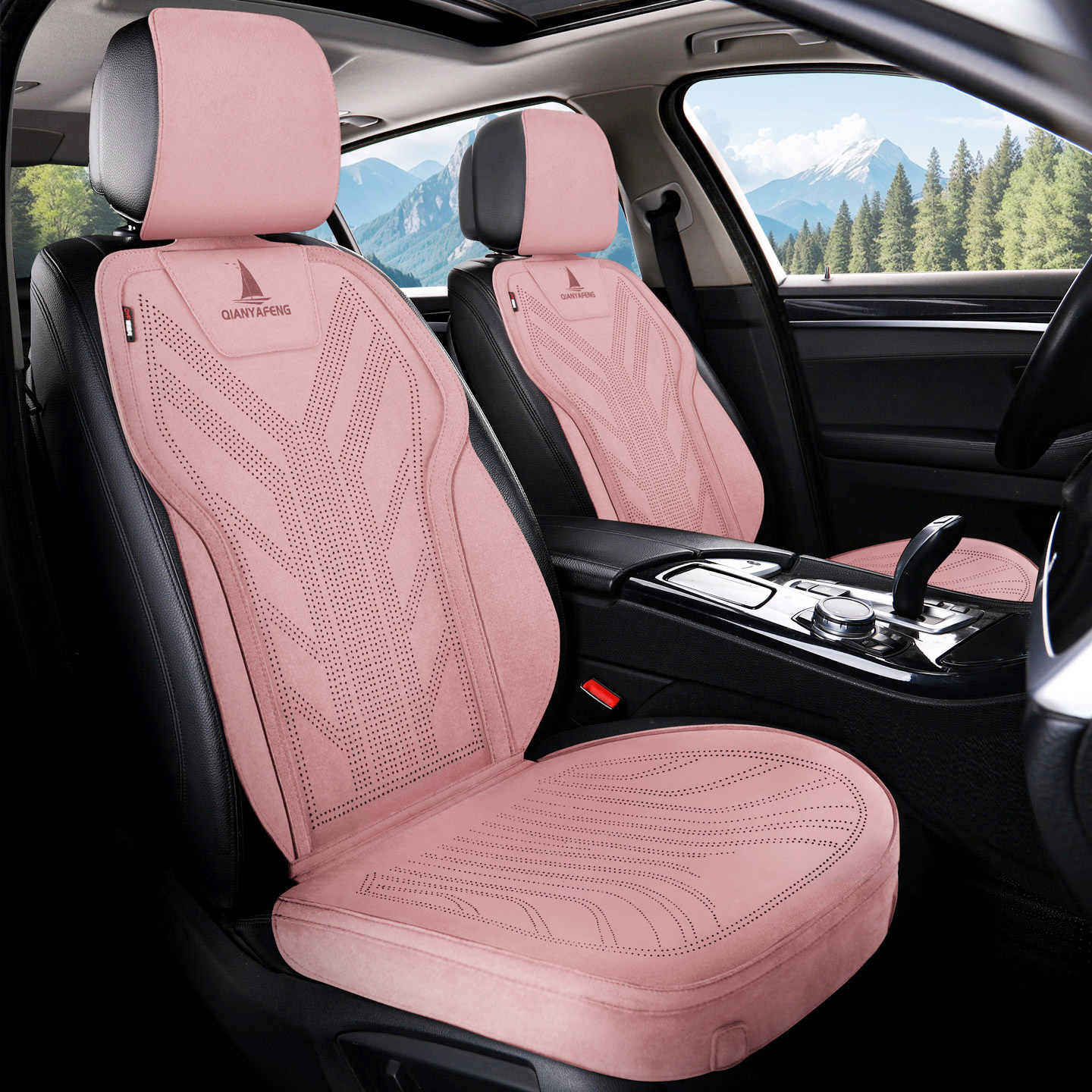 适用于吉利银河汽车坐垫星越星愿熊猫博越帝豪汽车坐垫四季马鞍垫