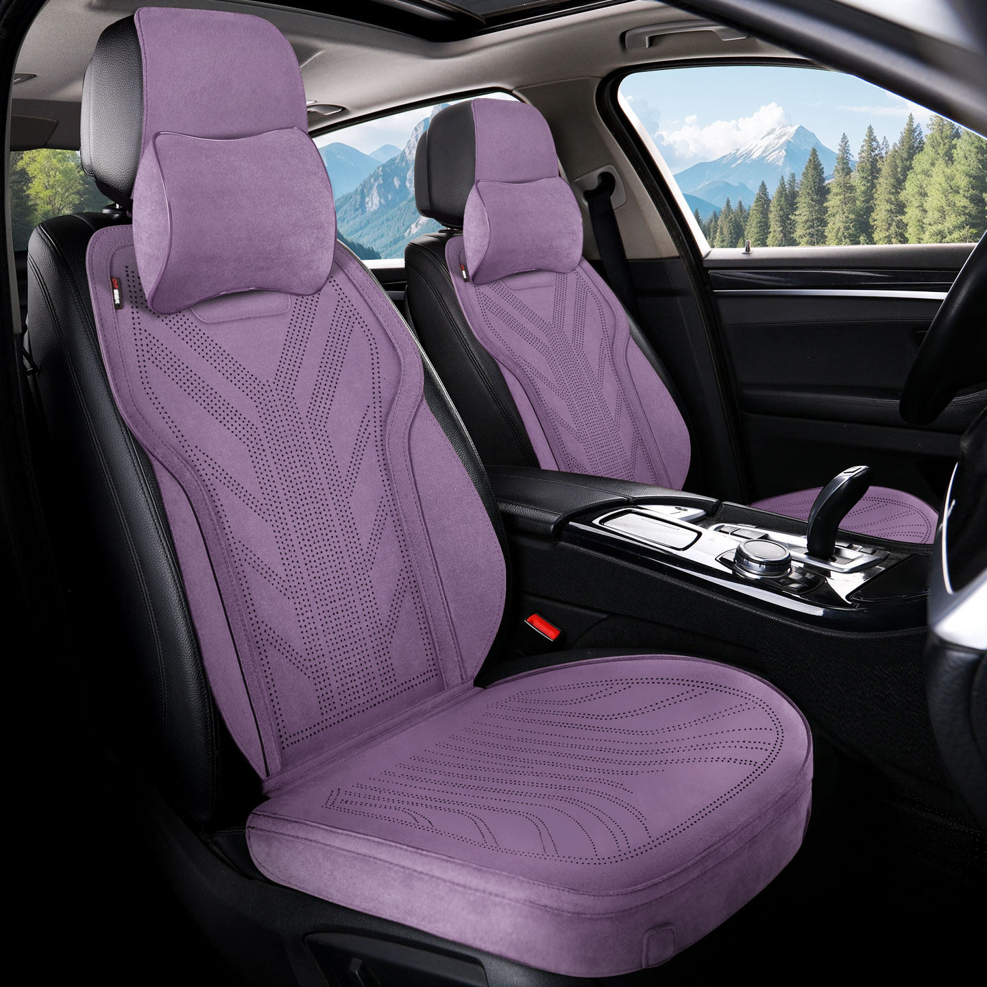 适用于吉利银河汽车坐垫星越星愿熊猫博越帝豪汽车坐垫四季马鞍垫