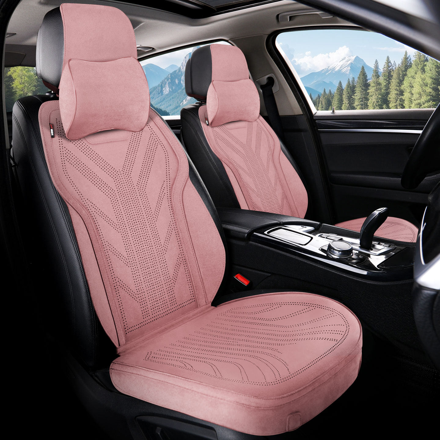 适用于长城哈佛坦克汽车坐垫四季马鞍垫轻奢拉姆斯翻毛皮汽车座垫