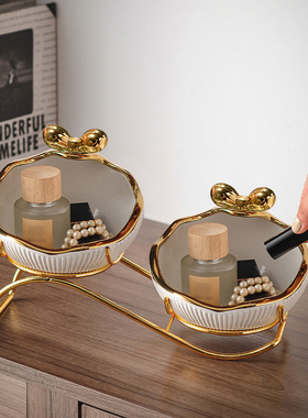 批发轻奢玄关钥匙收纳摆件入户口鞋柜家居客厅装饰品乔迁新居