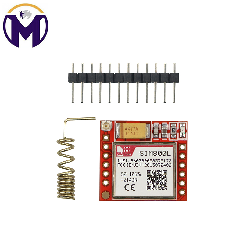 SIM800L模块 GPRS转接板 GSM microSIM卡 Core board-图1