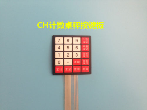 耐克斯电子称CH/CNS/NS 电子秤按键面板数字按键面皮数字皮秤配件 - 图0