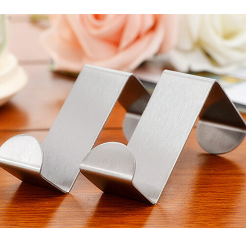 创意不锈钢挂钩Z型门柜挂钩无痕门后免钉挂钩厨房卧室宿舍挂钩 - 图3