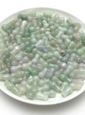 翡翠散珠小花瓶9×5编织工艺材