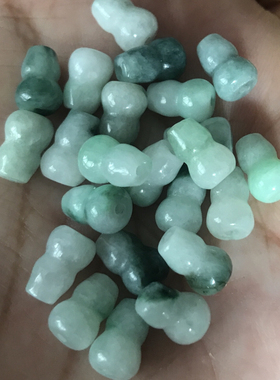 翡翠小葫芦玉石古风手链项链饰品