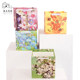 Oil painting texture flower bouquet hug bag square hand bag flower packaging material