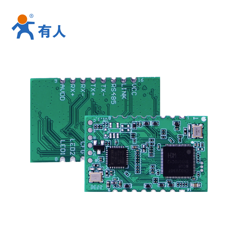 有人TTL转以太网模块ModBus网关JSON上报贴片式串口模块TCP232-S1 - 图3