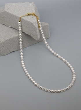 混搭神器 博主同款 23年新 自带柔光施华洛650珍珠项链 三种尺寸