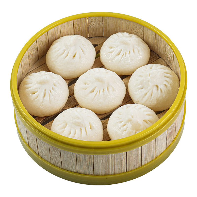 仿真嵊州小笼包假蟹黄汤包模型早点食物食品道具装饰包子摆件肉包 - 图3