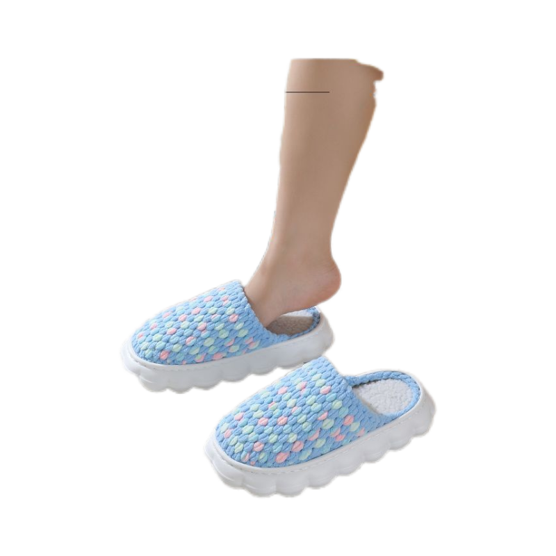 臻鞋坊新款孺子牛云朵鞋底手工拖鞋冰条线钩织拖鞋毛线拖鞋成品,淘宝优惠券,粉丝福利购,淘宝优惠卷