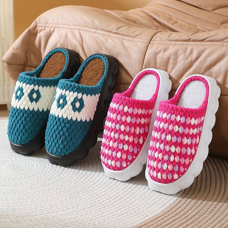 臻鞋坊新款孺子牛云朵鞋底手工拖鞋冰条线钩织拖鞋毛线拖鞋成品,淘宝优惠券,粉丝福利购,淘宝优惠卷
