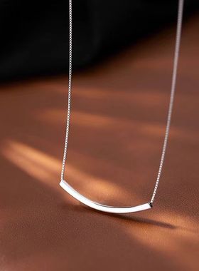 925镀银项链女轻奢小众设计感冷淡风气质百搭锁骨链2025新款爆款